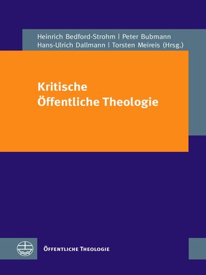 cover image of Kritische Öffentliche Theologie